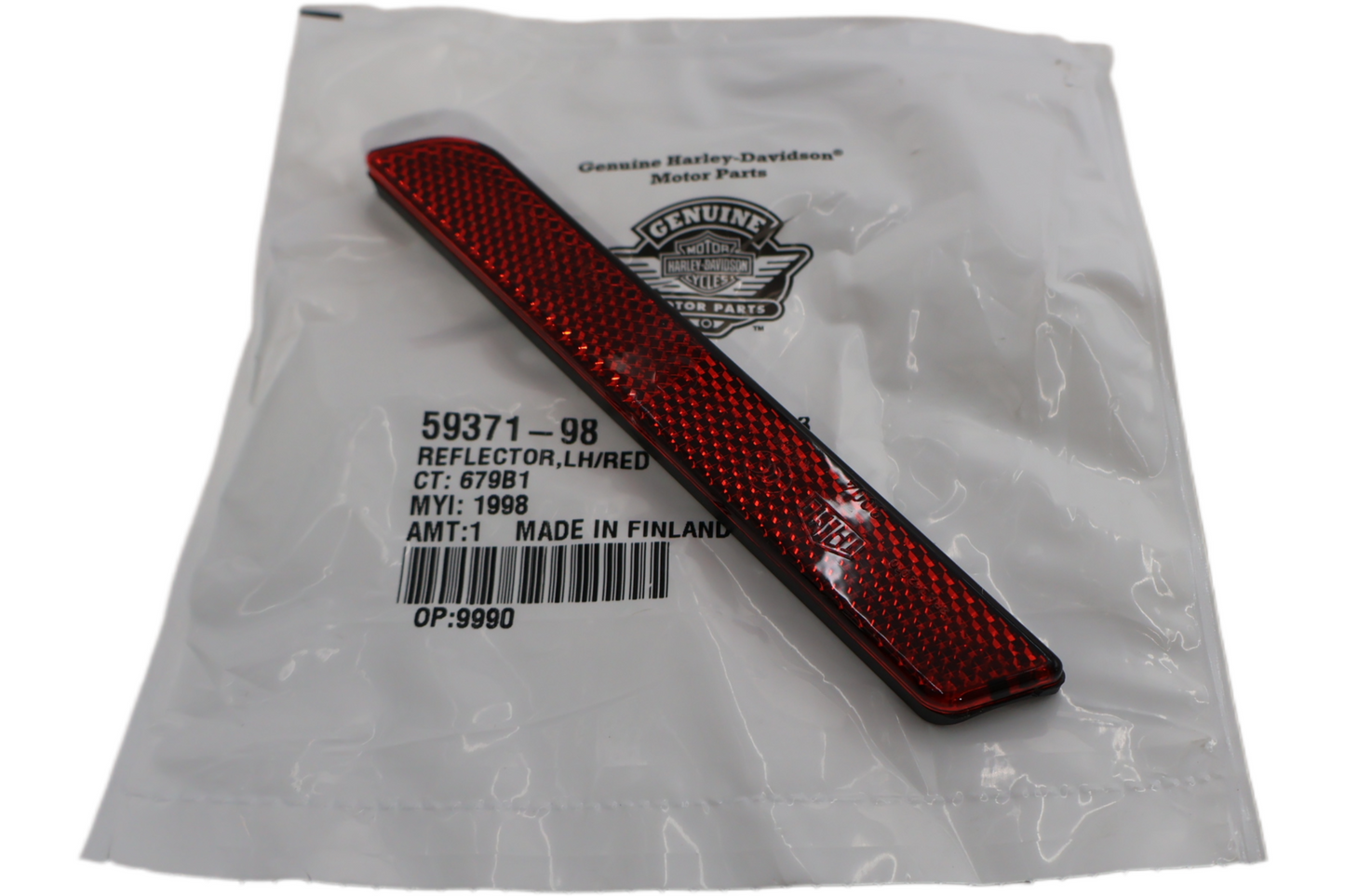 59371-98 NEW OEM HARLEY-DAVIDSON LEFT REFLECTOR RED 59371-98