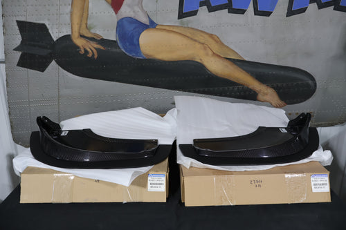 68262541AA 68262540AA NEW OEM 2013-2017 DODGE VIPER TA2.0 FRONT SPLITTERS CARBON