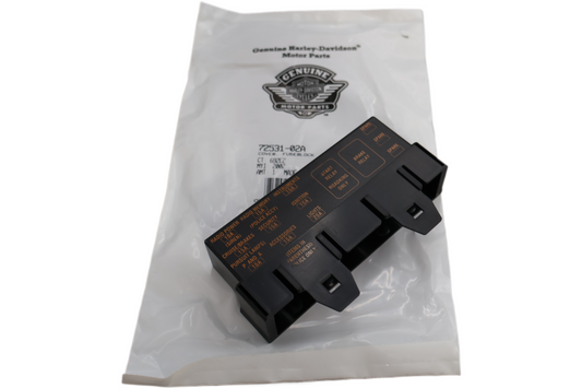 72531-02A NEW OEM 2002 HARLEY-DAVIDSON TOURING FUSE BLOCK COVER W/GRAPHICS