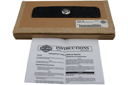 71218-05 NEW OEM 1997-2013 HARLEY-DAVIDSON TOURING TOUR PACK LID INSERT WESTERN