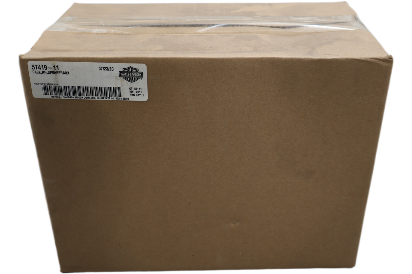57419-11 NEW OEM 2009-2013 HARLEY-DAVIDSON TOURING RT LOWER FAIRING SPEAKER POD