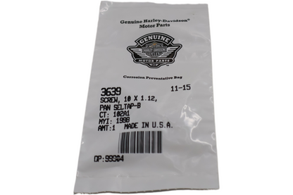 3639 NEW OEM HARLEY-DAVIDSON SELF TAPPING PANHEAD TORX SCREW no.10 x 1-1/8"