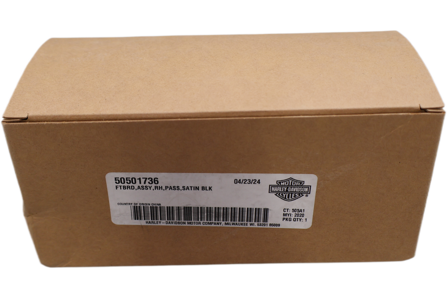 50501736 NEW OEM HARLEY-DAVIDSON TOURING RIGHT PASSENGER FOOTBOARD CVO