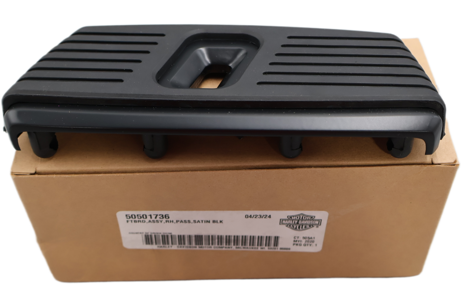 50501736 NEW OEM HARLEY-DAVIDSON TOURING RIGHT PASSENGER FOOTBOARD CVO