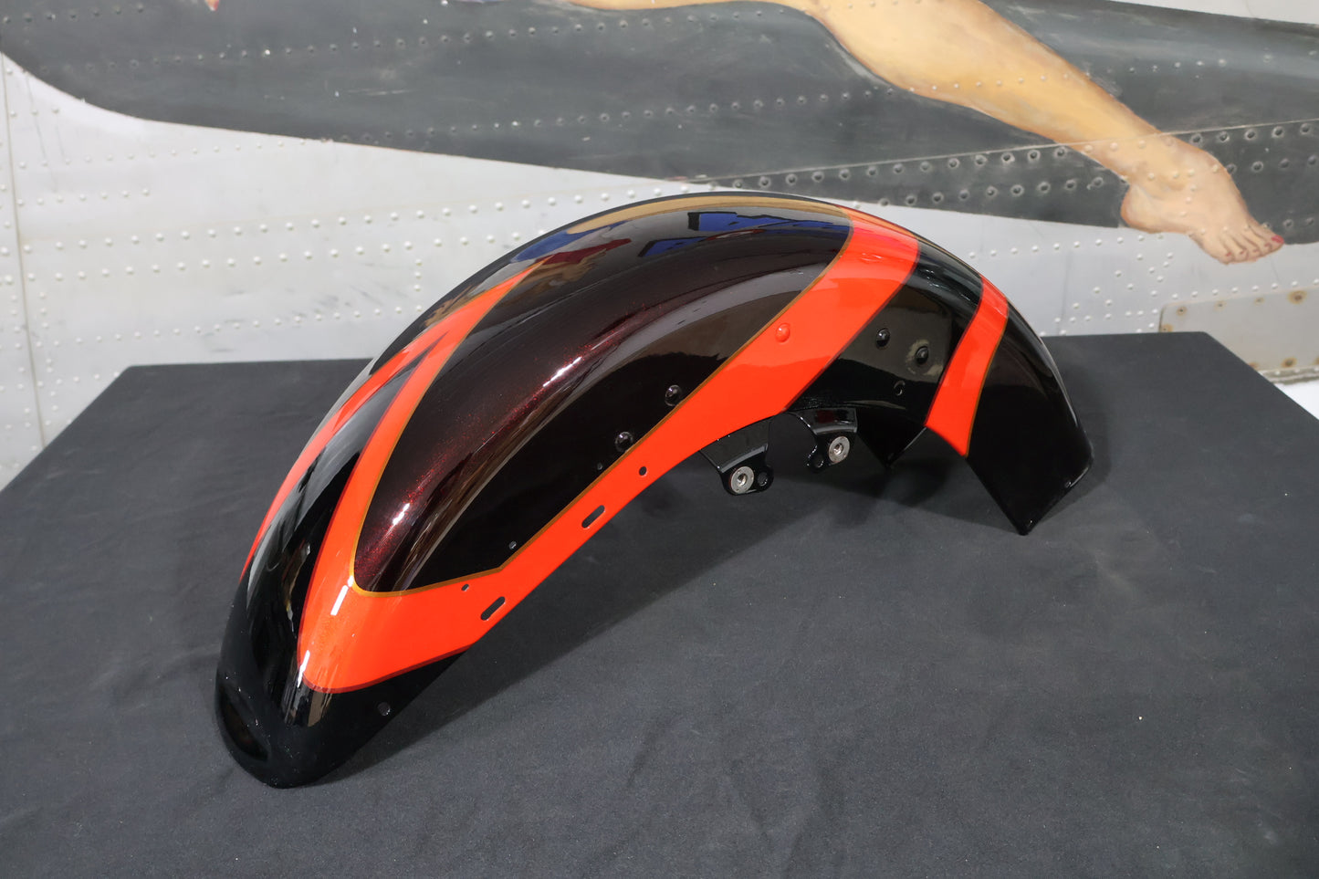 58900138EDK NEW OEM 2017 HARLEY-DAVIDSON FLHTKSE CVO FRONT FENDER BLACK GARNET