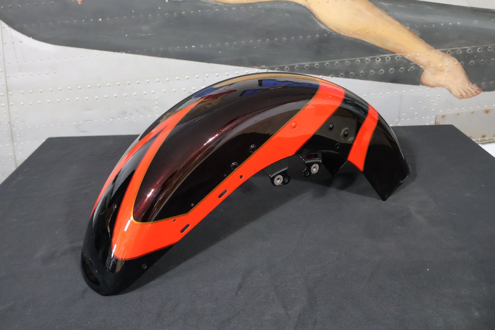58900138EDK NEW OEM 2017 HARLEY-DAVIDSON FLHTKSE CVO FRONT FENDER BLACK GARNET