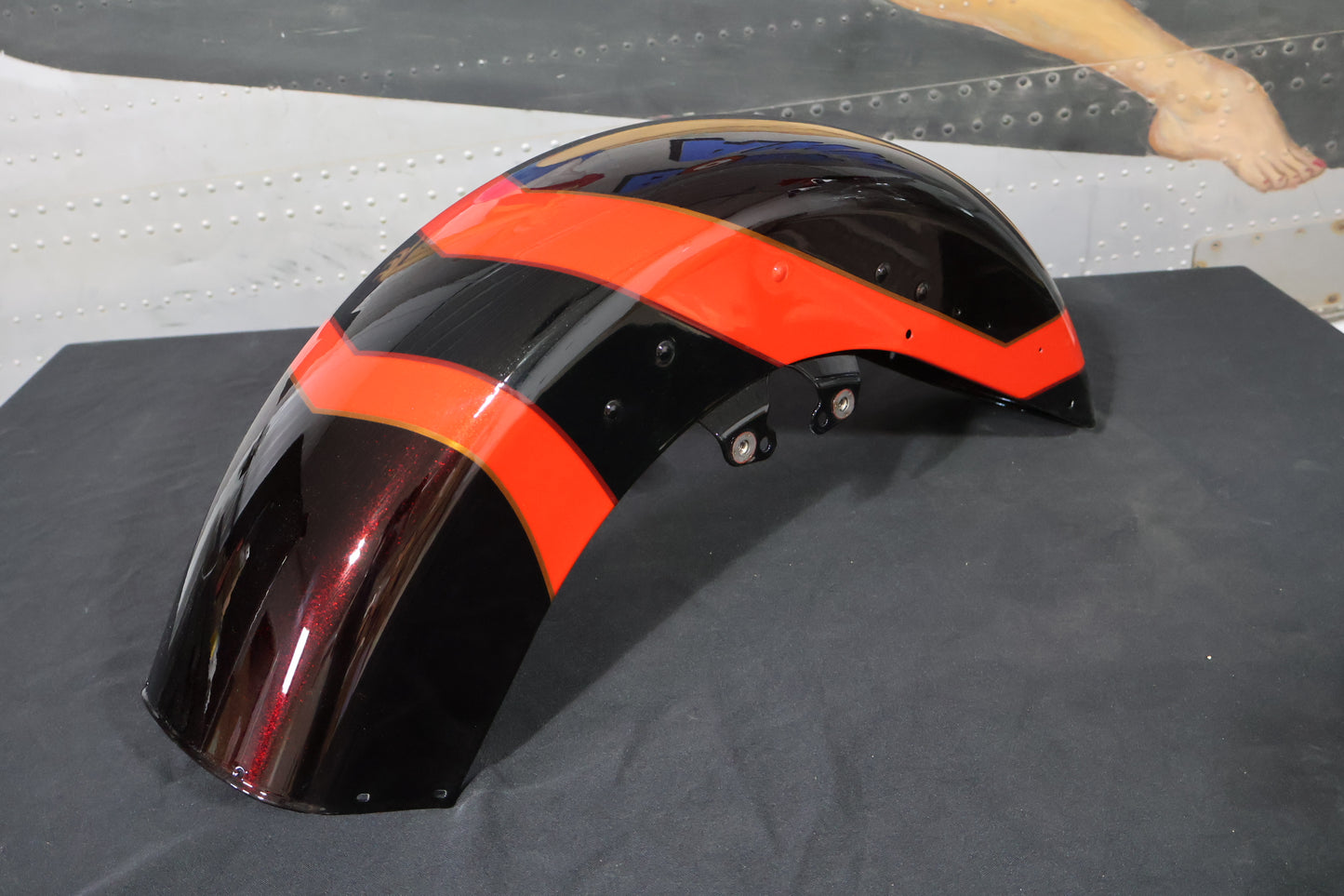 58900138EDK NEW OEM 2017 HARLEY-DAVIDSON FLHTKSE CVO FRONT FENDER BLACK GARNET