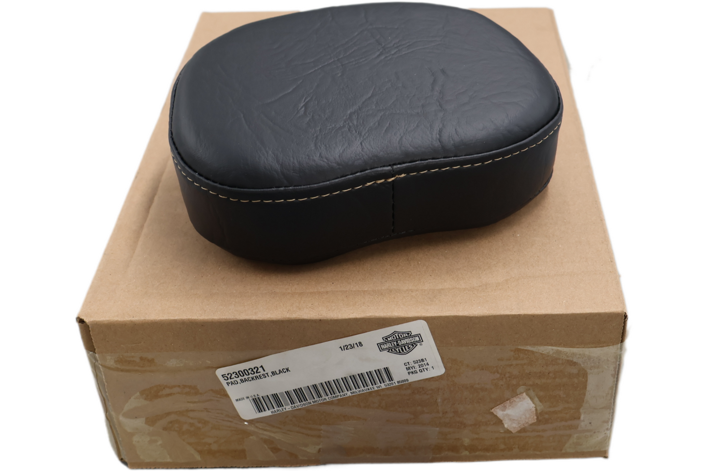 52300321 NEW OEM 2014 HARLEY-DAVIDSON FLSTNSE CVO SOFTAIL DELUXE BACKREST PAD