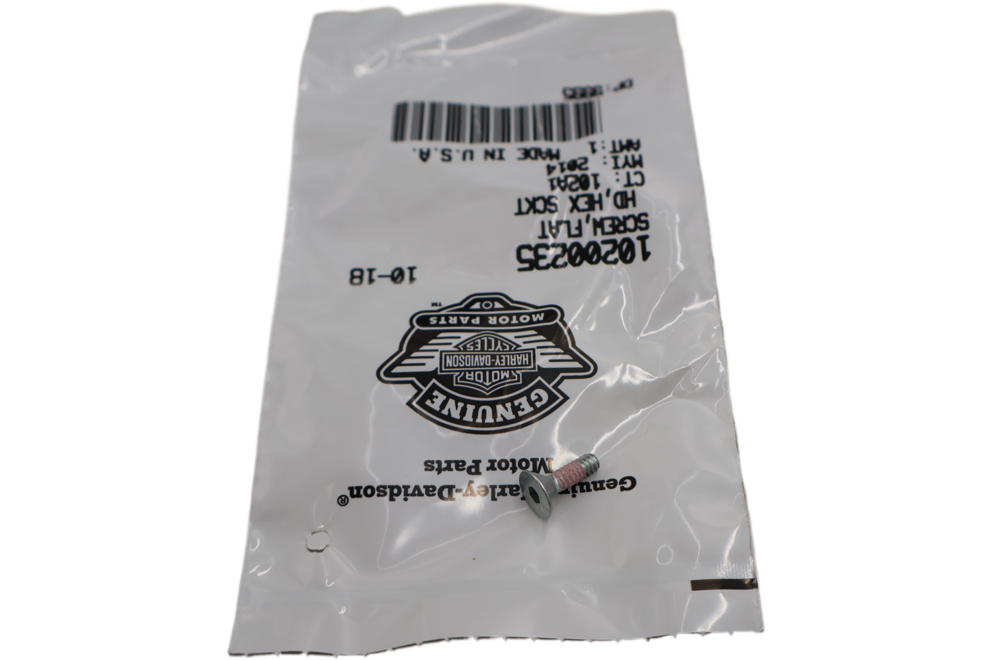 10200235 NEW OEM HARLEY-DAVIDSON CVO BREAKOUT AIR CLEANER SCREW FLAT HEAD HEX
