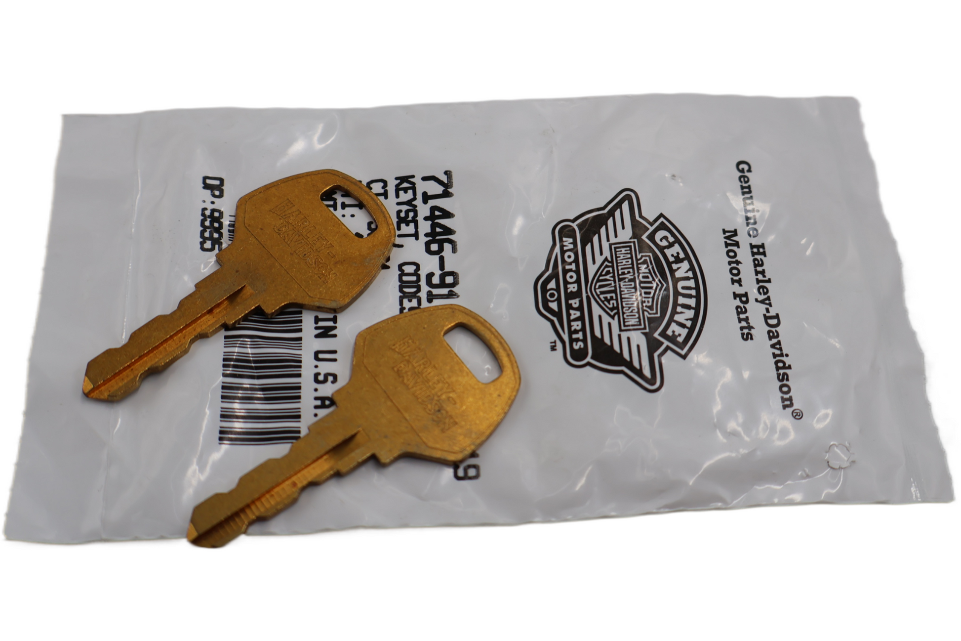 71446-91 NEW OEM HARLEY-DAVIDSON SPORTSTER FXR KEYSET CODES 0092 KEYS