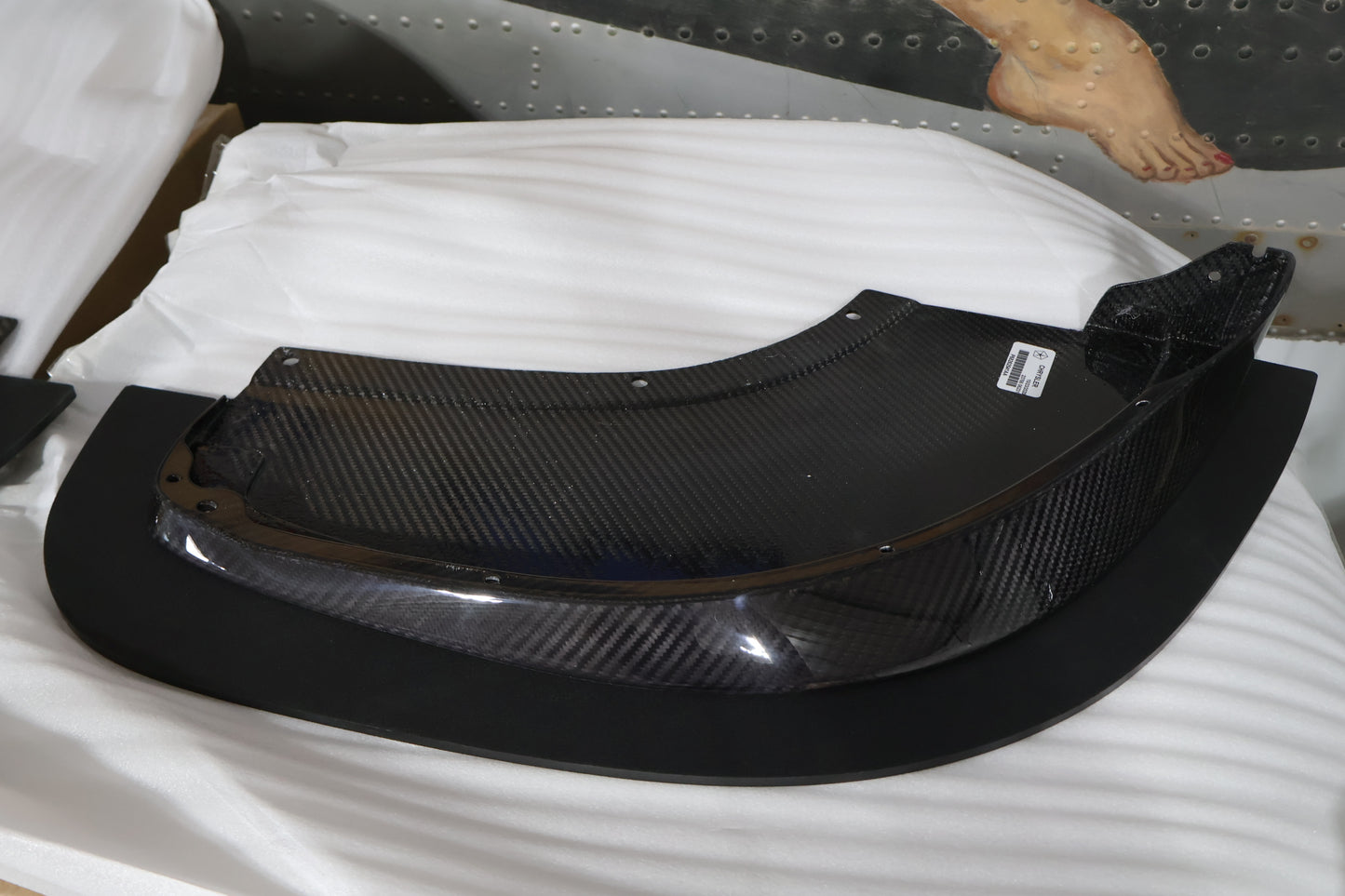 68262541AA 68262540AA NEW OEM 2013-2017 DODGE VIPER TA2.0 FRONT SPLITTERS CARBON