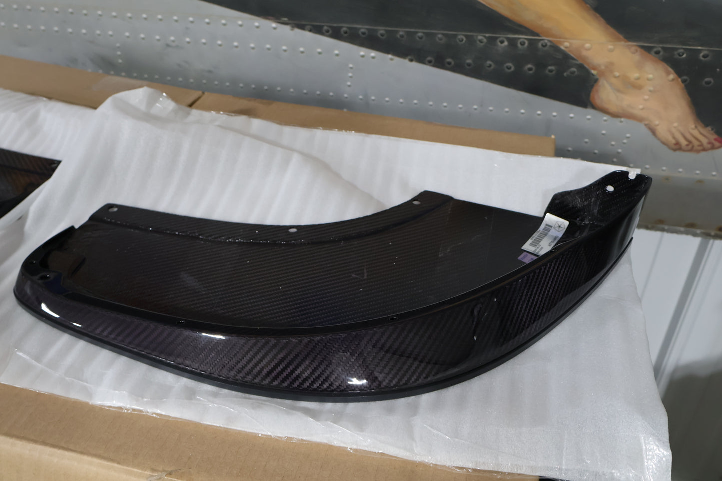 68210709AB 68210708AB NEW OEM 2013-2017 DODGE VIPER TA1.0 FRONT SPLITTERS CARBON