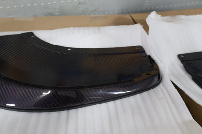68210709AB 68210708AB NEW OEM 2013-2017 DODGE VIPER TA1.0 FRONT SPLITTERS CARBON