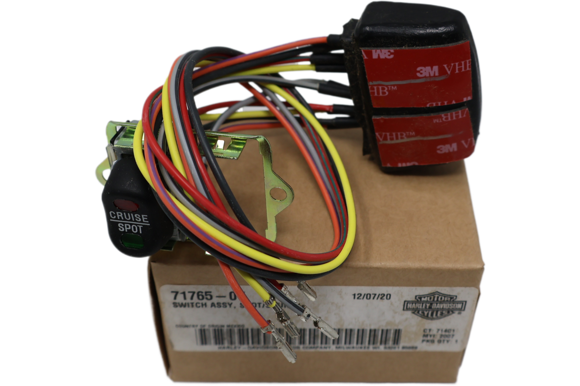 71765-07 NEW OEM 2007-2013 HARLEY-DAVIDSON CVO ULTRA SWITCH ASM SPOT/CRUISE