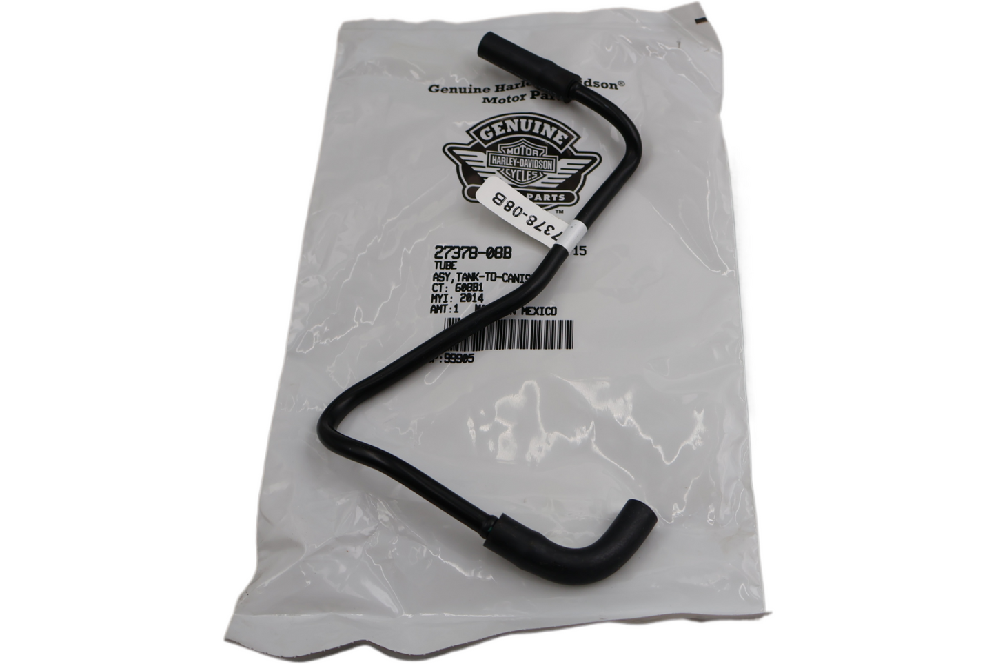27378-08B NEW OEM 2015-2017 HARLEY-DAVIDSON VRSC VROD TUBE ASSEMBLY TANK TO CANISTER