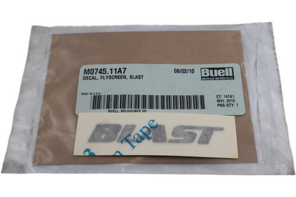 M0745.11A7 NEW OEM BUELL P3 BLAST FLYSCREEN DECAL