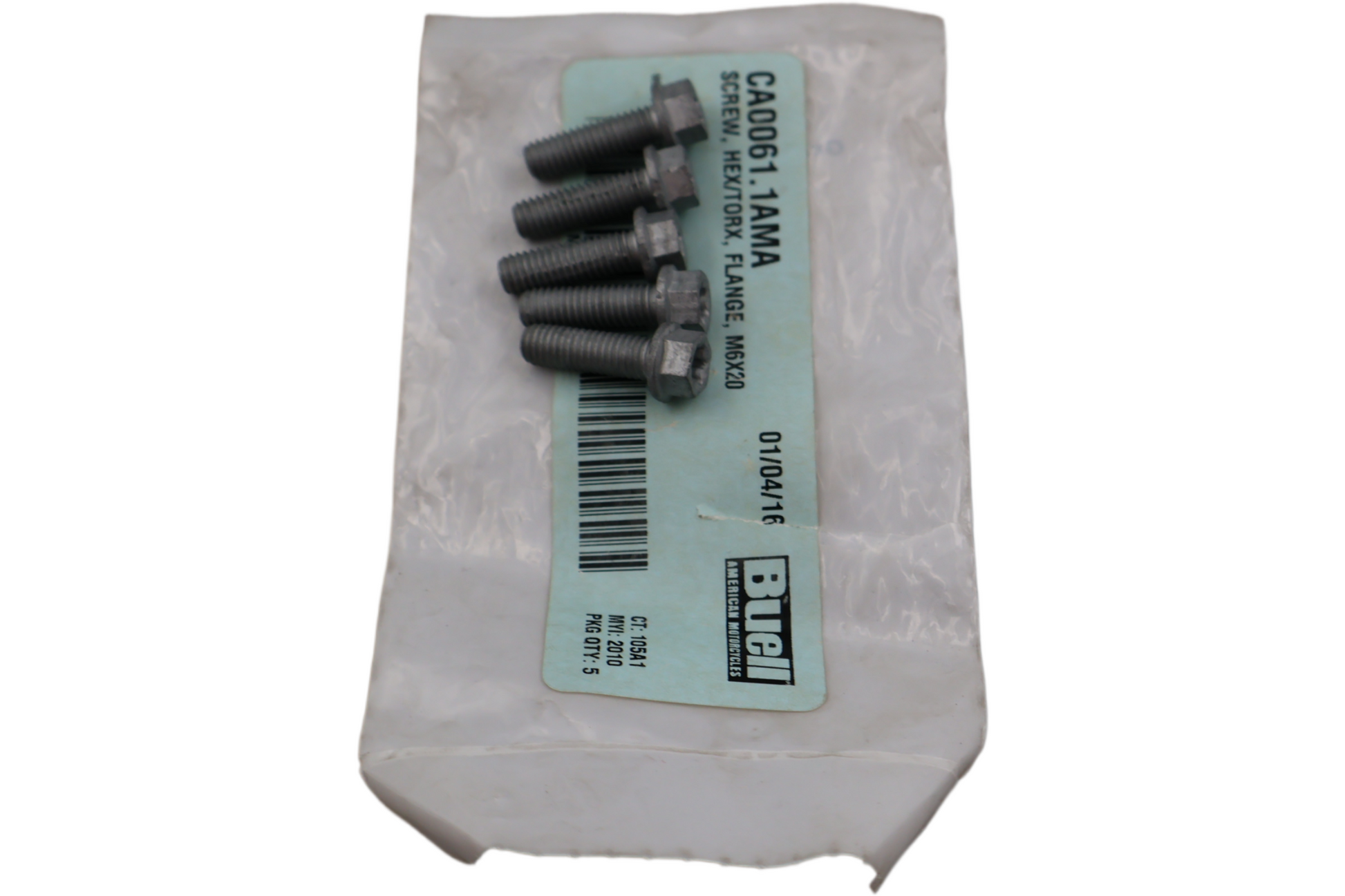 CA0061.1AMA NEW OEM BUELL SCREW HEX/TORX FLANGE M6X20