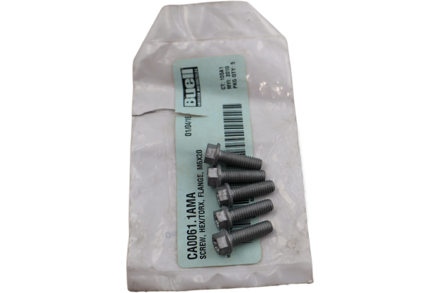 CA0061.1AMA NEW OEM BUELL SCREW HEX/TORX FLANGE M6X20
