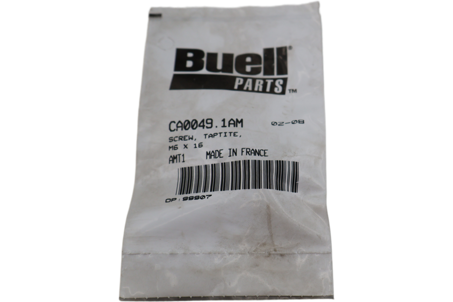 CA0049.1AM NEW OEM 2009-2010 BUELL 1125R/CR TAPTITE SCREW M6X16