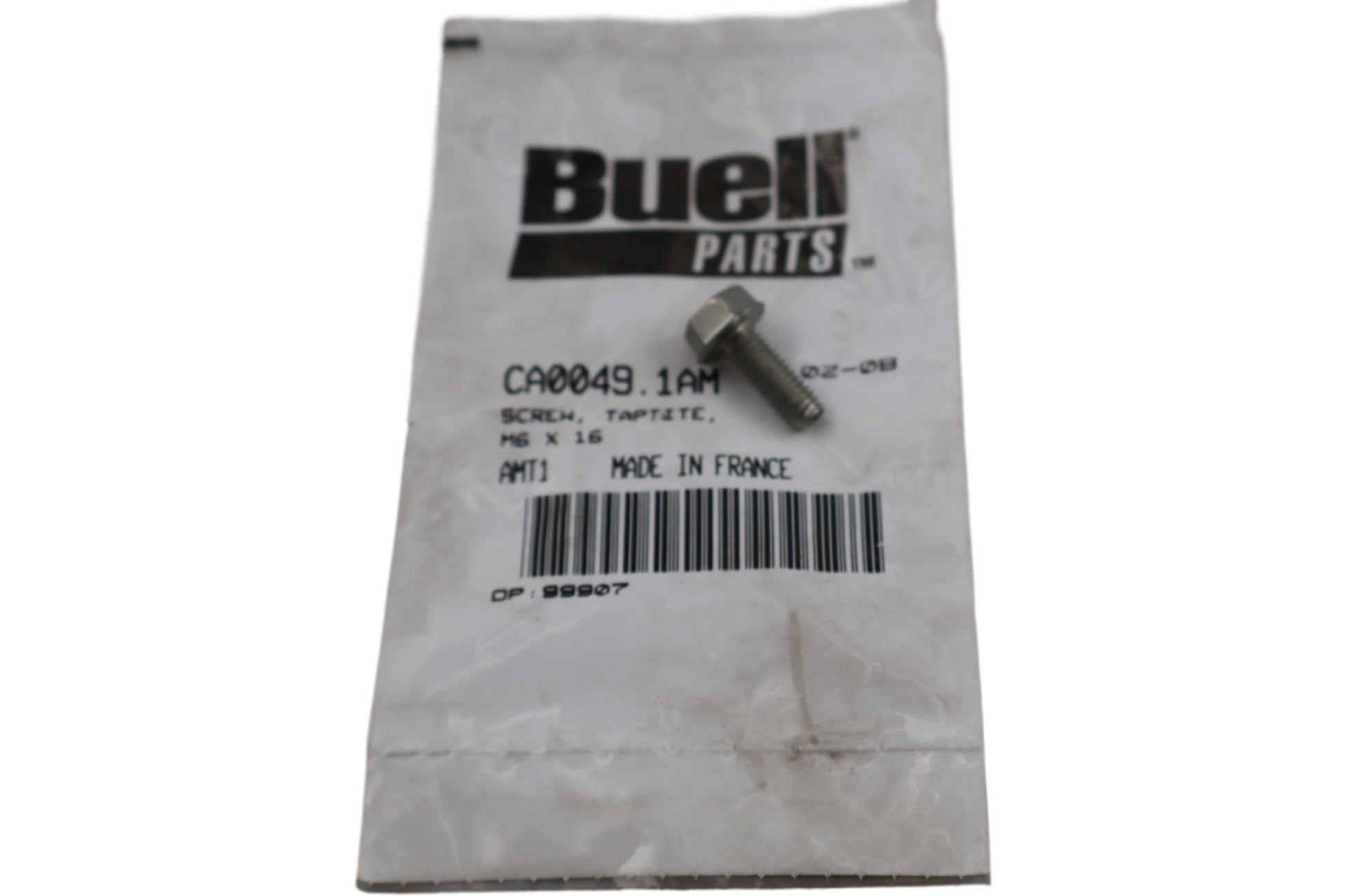 CA0049.1AM NEW OEM 2009-2010 BUELL 1125R/CR TAPTITE SCREW M6X16