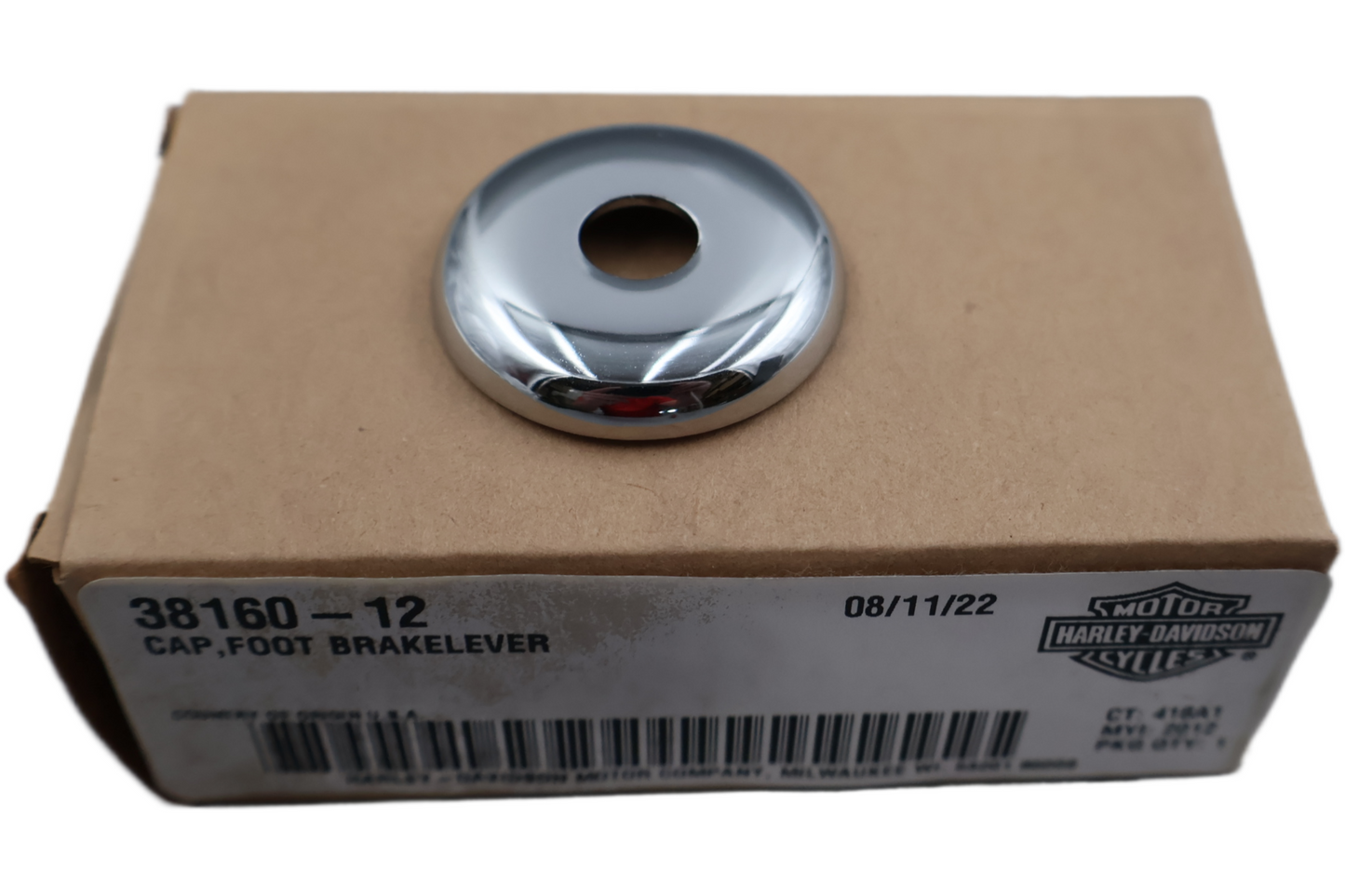 38160-12 NEW OEM 2012-2016 HARLEY-DAVIDSON FLD DYNA SWITCHBACK BRAKE LEVER CAP