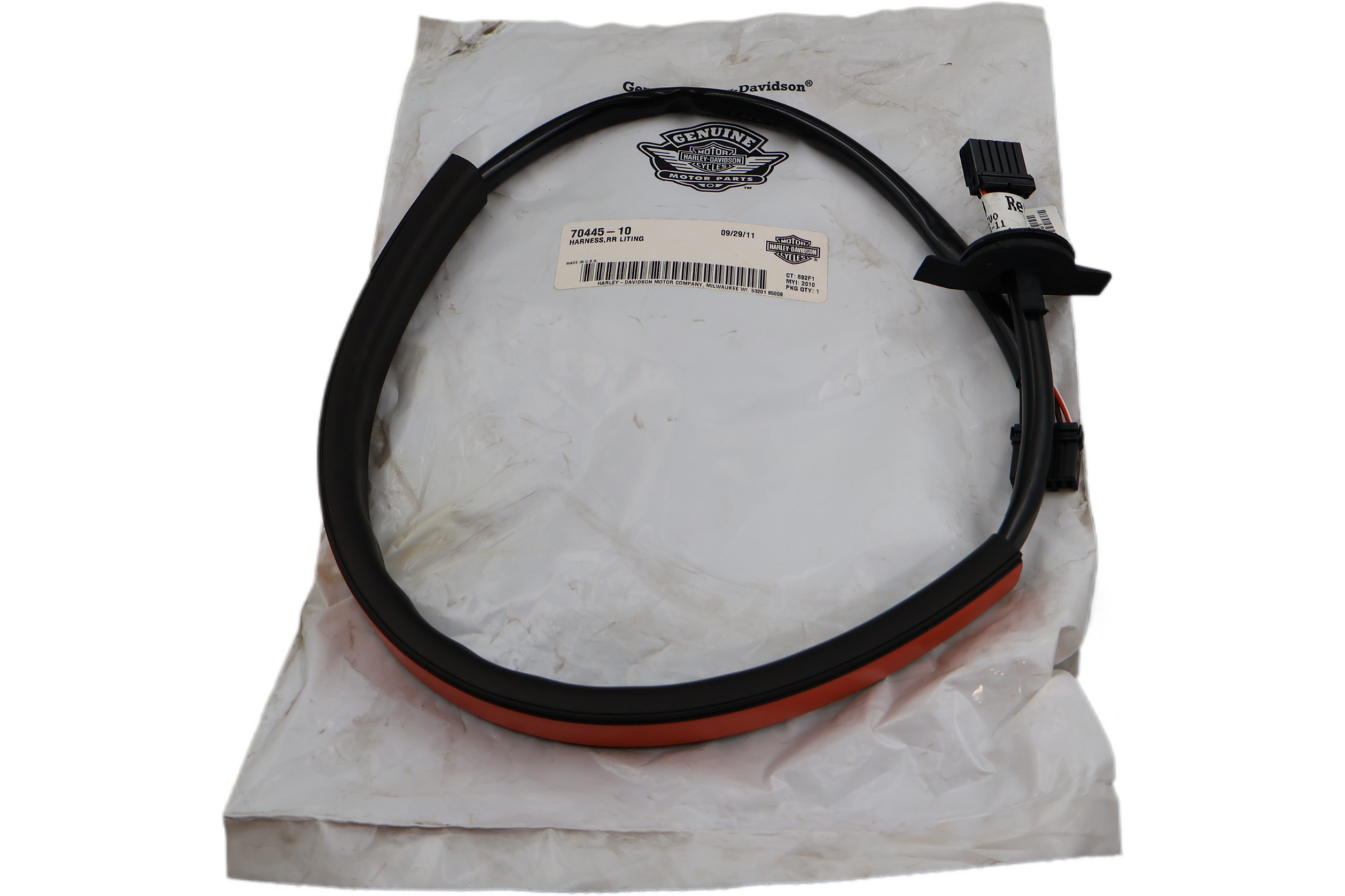 70445-10 NEW OEM 2010 HARLEY-DAVIDSON FLSTSE SOFTAIL CONVERTIBLE REAR LIGHTING HARNESS