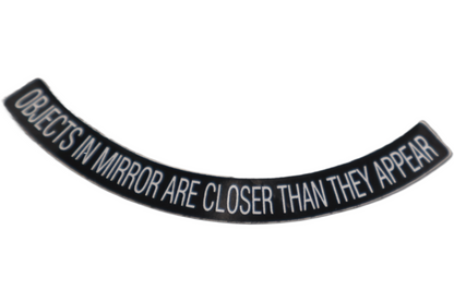 N0163.9 NEW OEM BUELL MIRROR DECAL LABEL N0163.9
