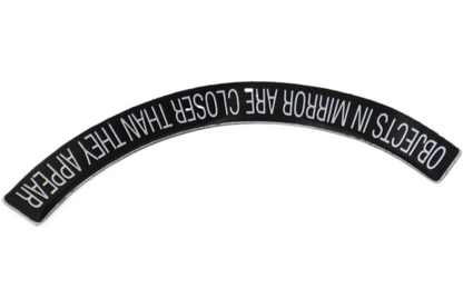 N0163.9 NEW OEM BUELL MIRROR DECAL LABEL N0163.9