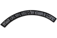 
              N0163.9 NEW OEM BUELL MIRROR DECAL LABEL N0163.9
            