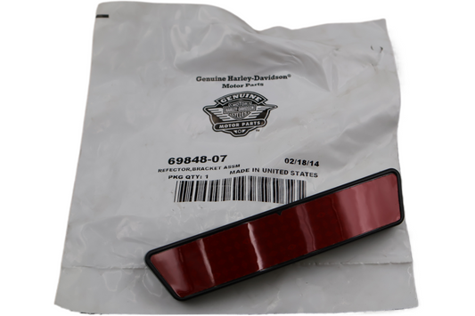 69848-07 NEW OEM 2007-2008 HARLEY-DAVIDSON FLHRSE3/4 LICENSE REFLECTOR