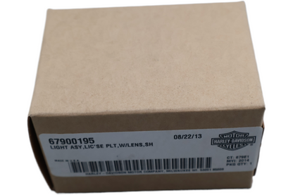 67900195 NEW OEM HARLEY-DAVIDSON LICENSE PLATE LIGHT ILLUMINATOR
