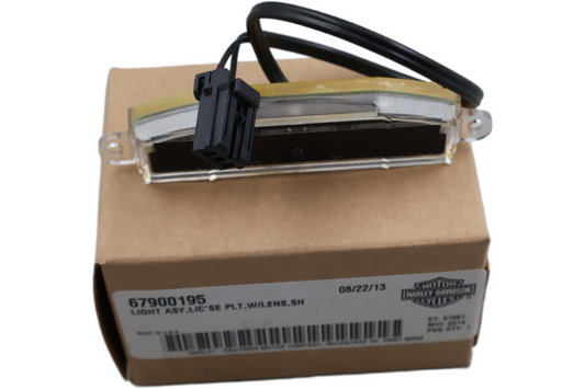67900195 NEW OEM HARLEY-DAVIDSON LICENSE PLATE LIGHT ILLUMINATOR