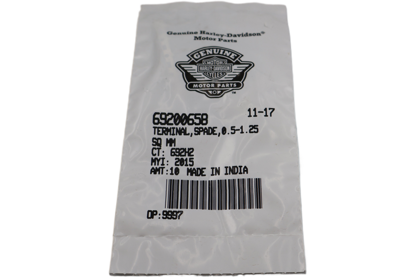 69200658 NEW OEM 2015-2020 HARLEY-DAVIDSON STREET XG500 XG750A TERMINAL SPADE 0.5-1.25 SQ