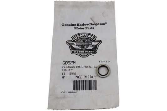 6892M NEW OEM HARLEY-DAVIDSON AXLE HOLDER W/SEAL FLATWASHER 6892M