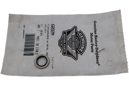 6892M NEW OEM HARLEY-DAVIDSON AXLE HOLDER W/SEAL FLATWASHER 6892M