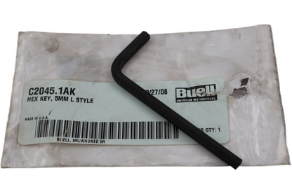 C2045.1AK NEW OEM BUELL HEX KEY  5MM L STYLE C2045.1AK