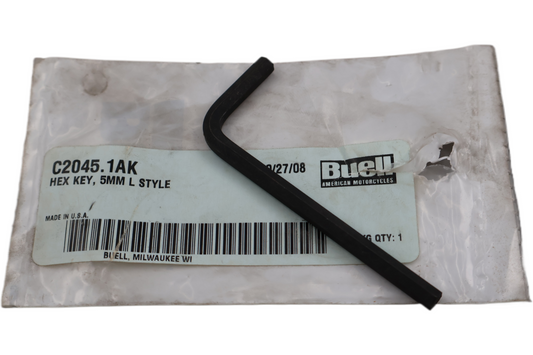 C2045.1AK NEW OEM BUELL HEX KEY  5MM L STYLE C2045.1AK