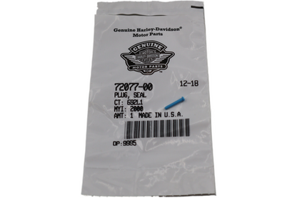 72077-00 NEW OEM HARLEY-DAVIDSON PLUG SEAL XL VROD 72077-00