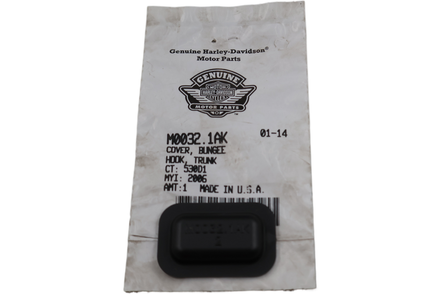 M0032.1AK NEW OEM BUELL COVER BUNGEE HOOK/TRUNK M0032.1AK