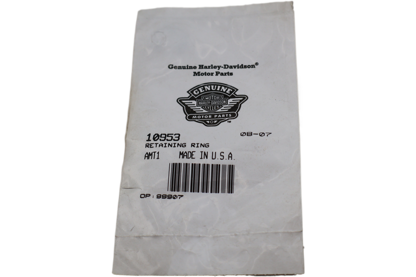 10953 NEW OEM HARLEY-DAVIDSON RETAINING RING 10953