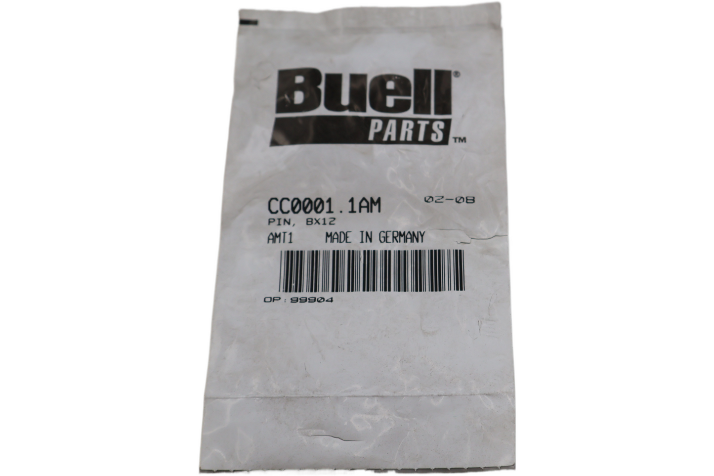 CC0001.1AM NEW OEM 2008-2010 BUELL 1125R/CR PIN 8X12 DIN 5402