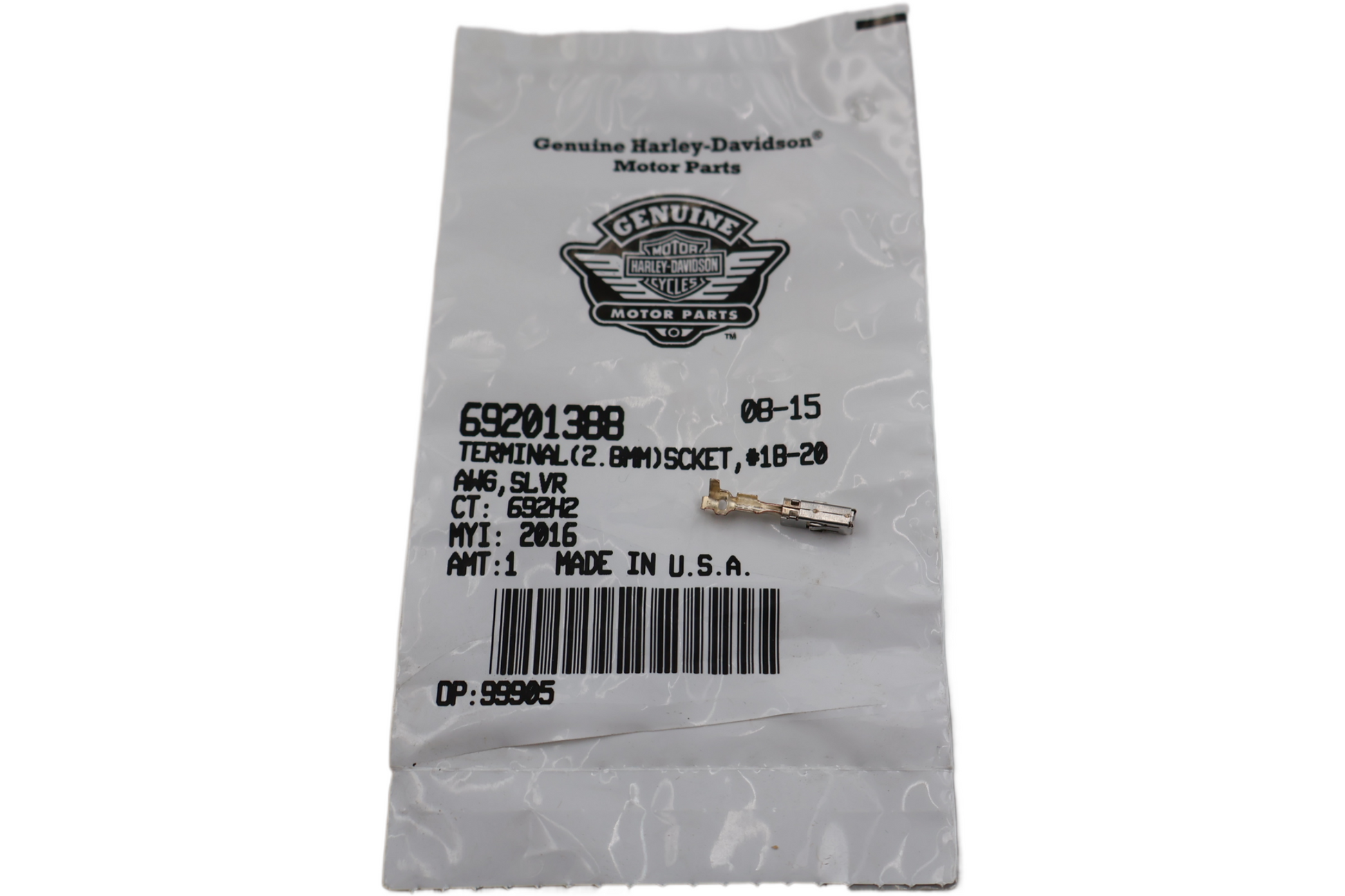 69201388 NEW OEM HARLEY-DAVIDSON TERMINAL (2.8MM) SOCKET #18-20 AWG 69201388