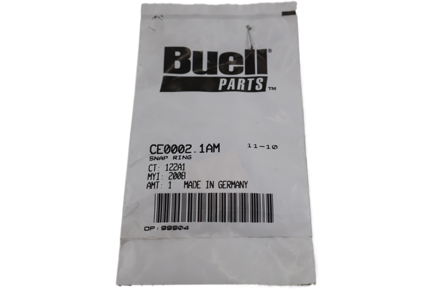 CE0002.1AM NEW OEM 2009-2010 BUELL 1125R/CR SNAP RING 28X2