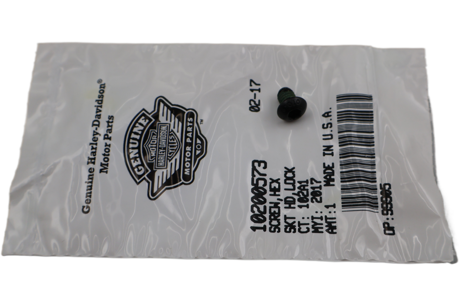 10200573 NEW OEM HARLEY-DAVIDSON HEX SOCKET HEAD SCREW LOCK 10200573