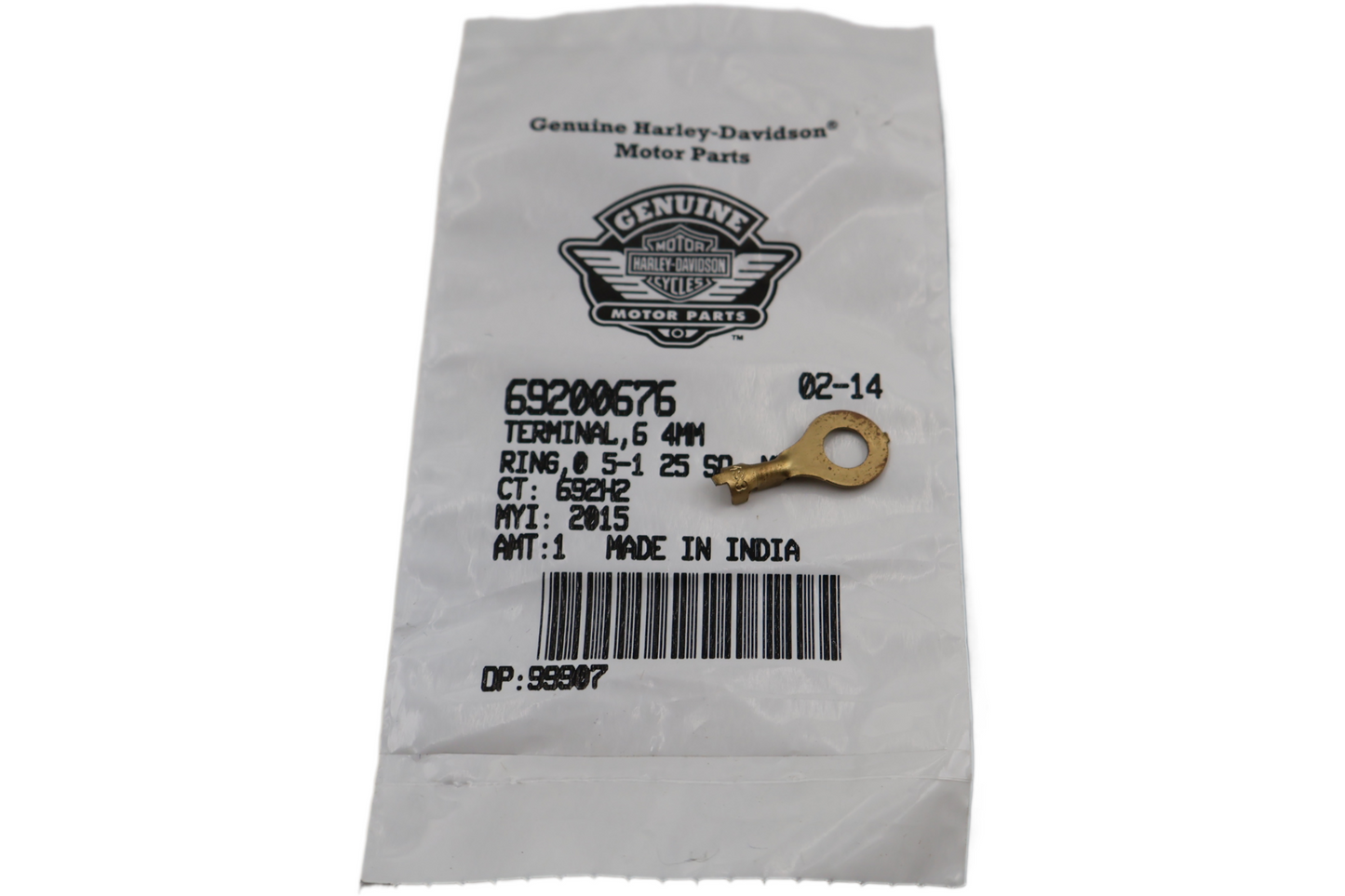 69200676 NEW OEM 2015-2016 HARLEY-DAVIDSON STREET XG500 XG750A TERMINAL 6 4MM RING 0 5-1