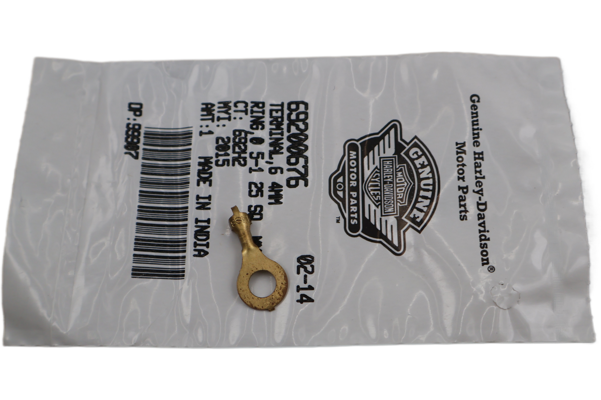 69200676 NEW OEM 2015-2016 HARLEY-DAVIDSON STREET XG500 XG750A TERMINAL 6 4MM RING 0 5-1