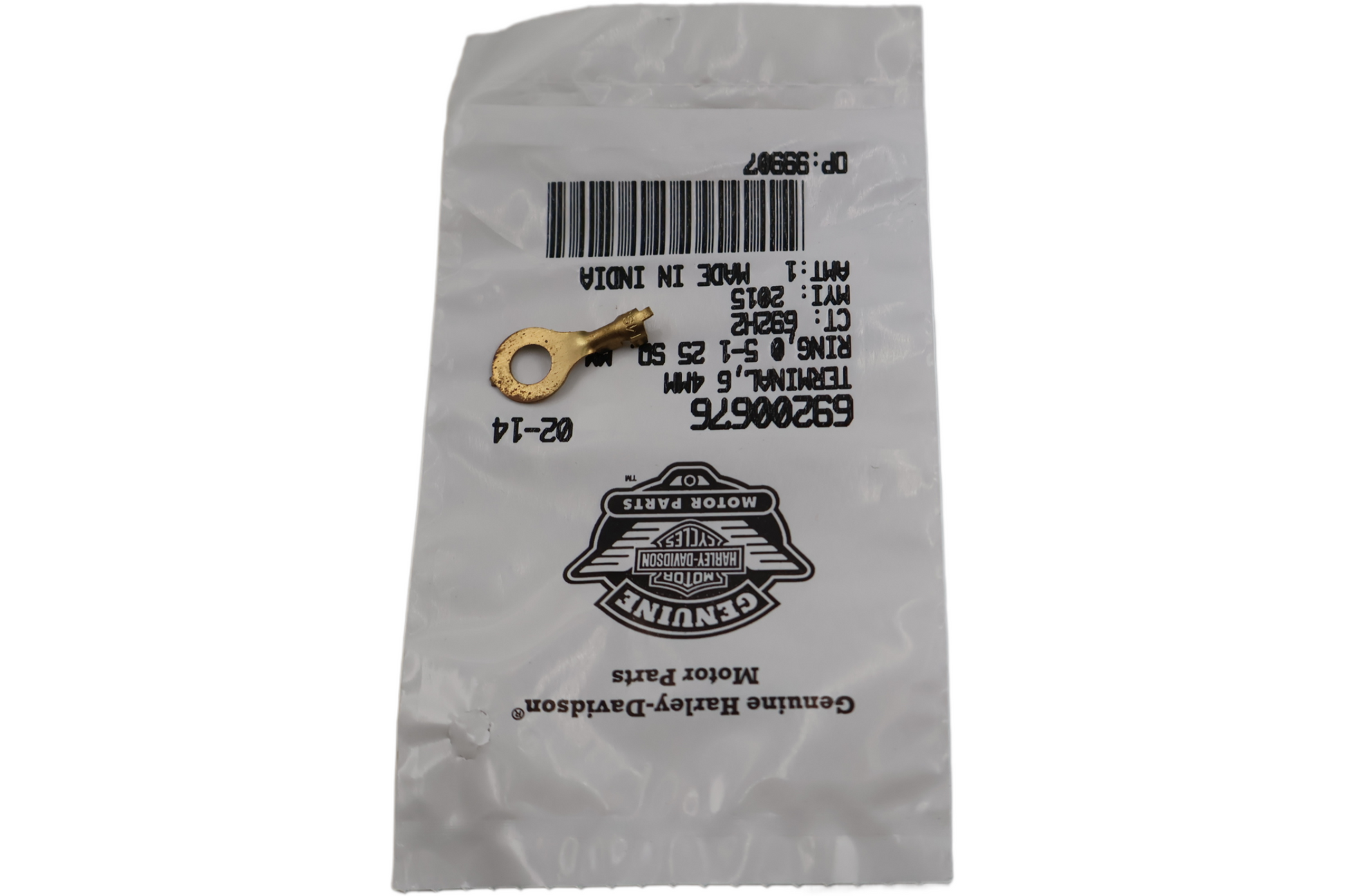 69200676 NEW OEM 2015-2016 HARLEY-DAVIDSON STREET XG500 XG750A TERMINAL 6 4MM RING 0 5-1