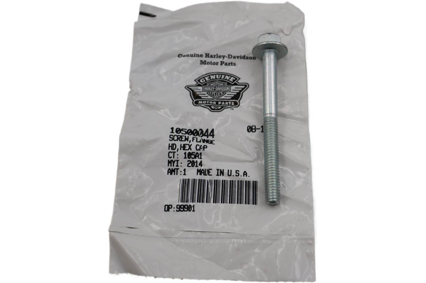 10500044 NEW OEM HARLEY-DAVIDSON SCREW FLANGE HEX HEAD 10500044