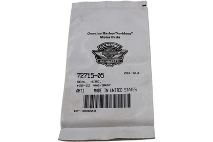 72715-05 NEW OEM 2005-2007 HARLEY-DAVIDSON FLHP FLHTP SEAL WIRE #20-22 AWG/GRA