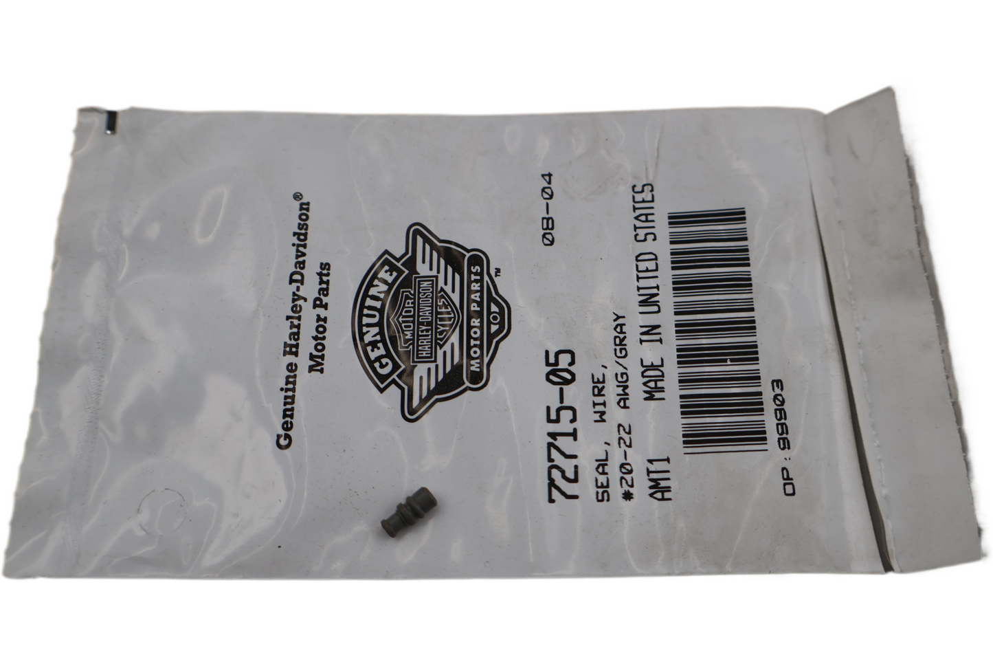 72715-05 NEW OEM 2005-2007 HARLEY-DAVIDSON FLHP FLHTP SEAL WIRE #20-22 AWG/GRA